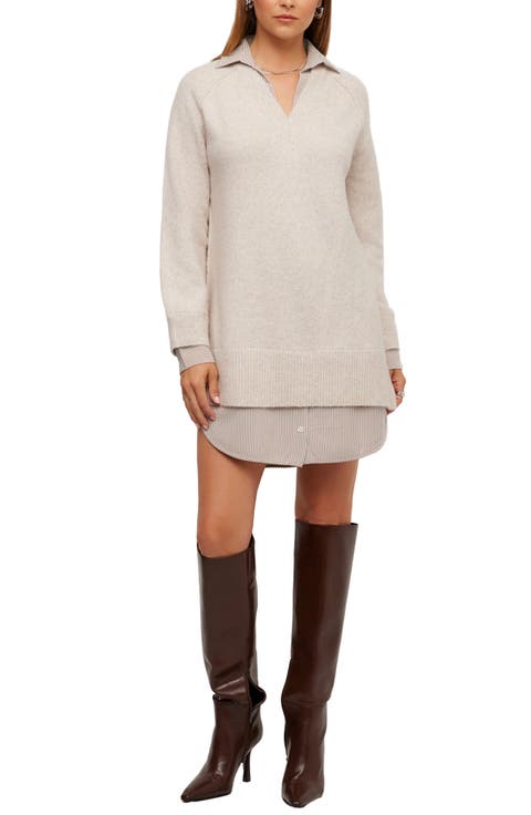 Carrie Mixed Media Minidress