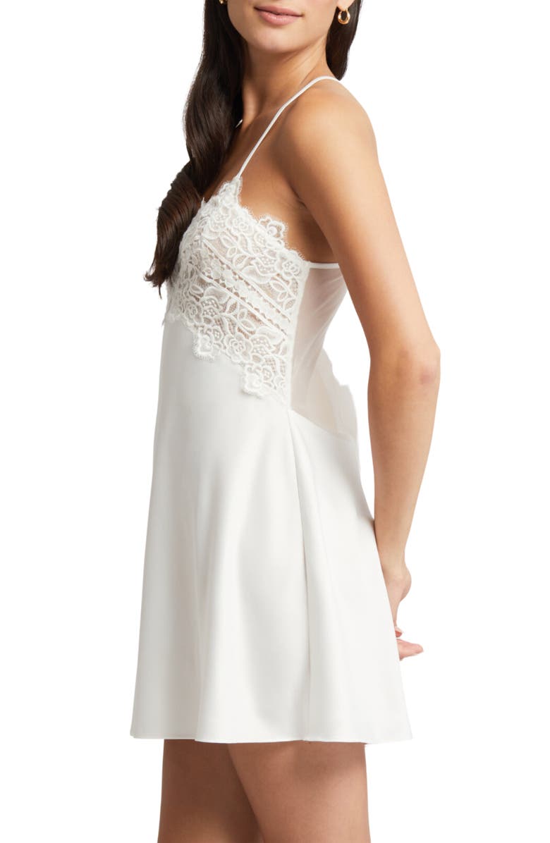 Rya Collection Rosey Chemise, Alternate, color, Ivory