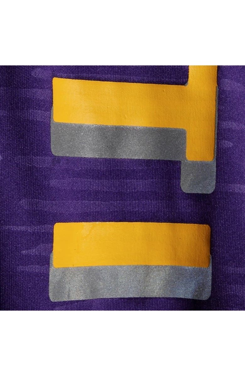 COLOSSEUM Men's Colosseum Purple LSU Tigers Bart Windshirt Quarter-Zip Pullover Jacket, Alternate, color, 