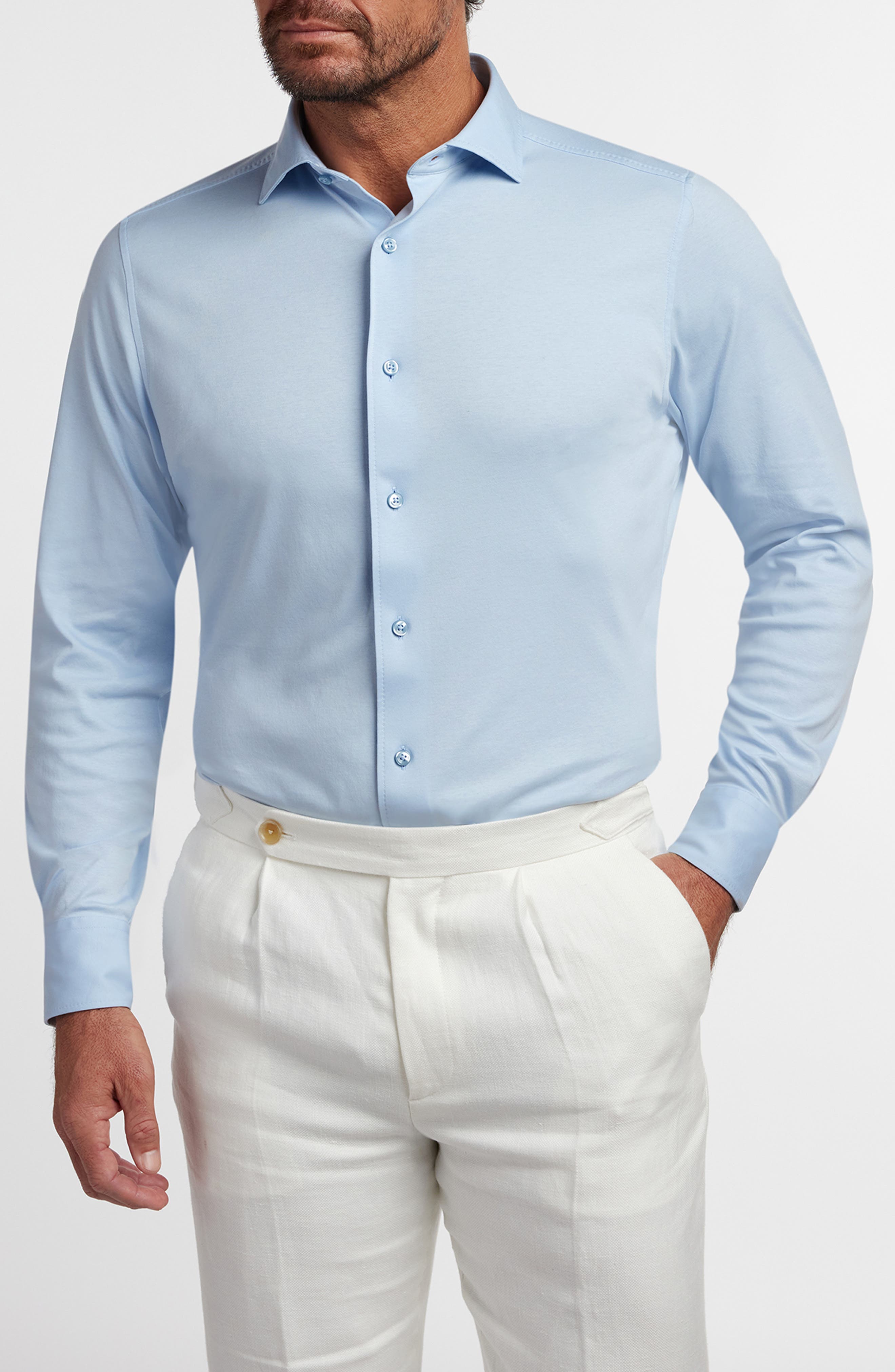 Cotton Knit Sport Shirt - image 5