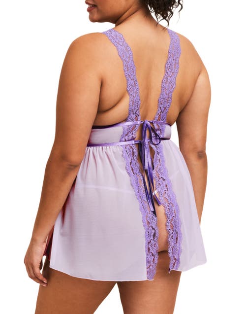 ADORE ME ADORE ME ADALEE BABYDOLL & G-STRING SET LINGERIE