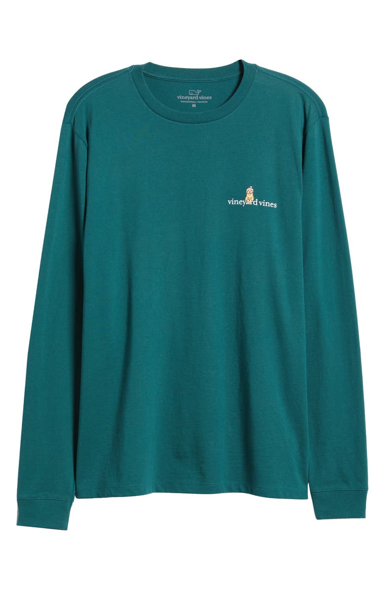 vineyard vines Sleigh Dogs Long Sleeve Graphic T-Shirt, Alternate, color, 