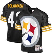 Mitchell & Ness Youth Mitchell & Ness Troy Polamalu Black Pittsburgh Steelers 2005 Throwback Fashion Jersey