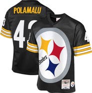 Mitchell & Ness Youth Mitchell & Ness Troy Polamalu Black Pittsburgh Steelers 2005 Throwback Fashion Jersey