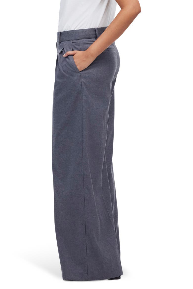 The Harlow Superwide Leg Twill Pants, Alternate, color, LIGHT GREY