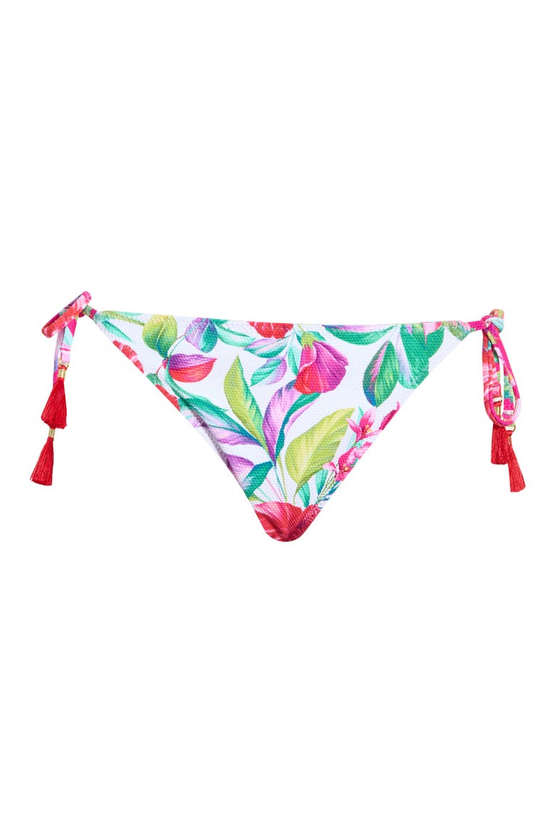 Island Cays Fiesta Reversible Tie Bikini Bottoms, Alternate, color, PINK MAUI
