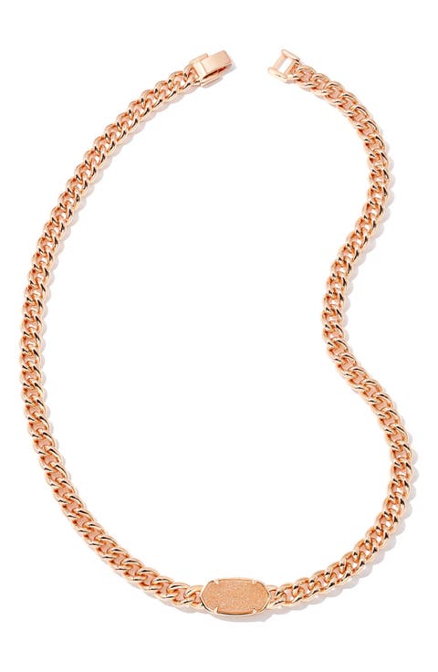Elisa Chain Pendant Necklace