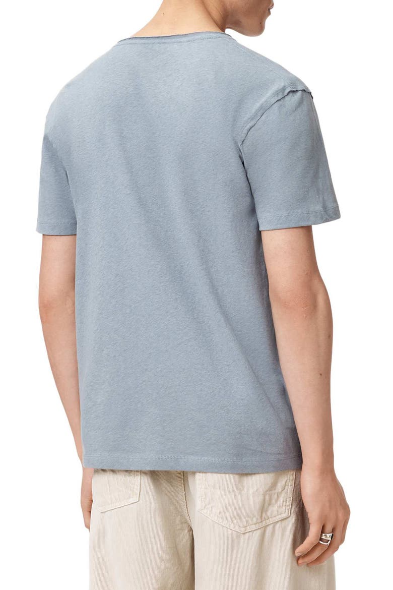 Flax Short Sleeve T-shirt, Alternate, color, MAYA BLUE