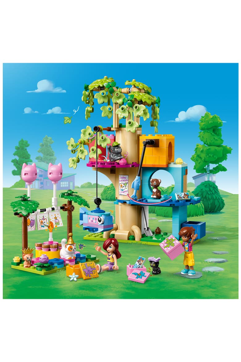 6+ LEGO® Friends Cat Birthday Party & Tree House - 42666, Alternate, color, MULTI