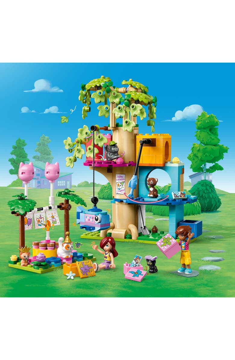 LEGO<sup>®</sup> 6+ LEGO<sup>®</sup> Friends Cat Birthday Party & Tree House - 42666, Alternate, color, Multi