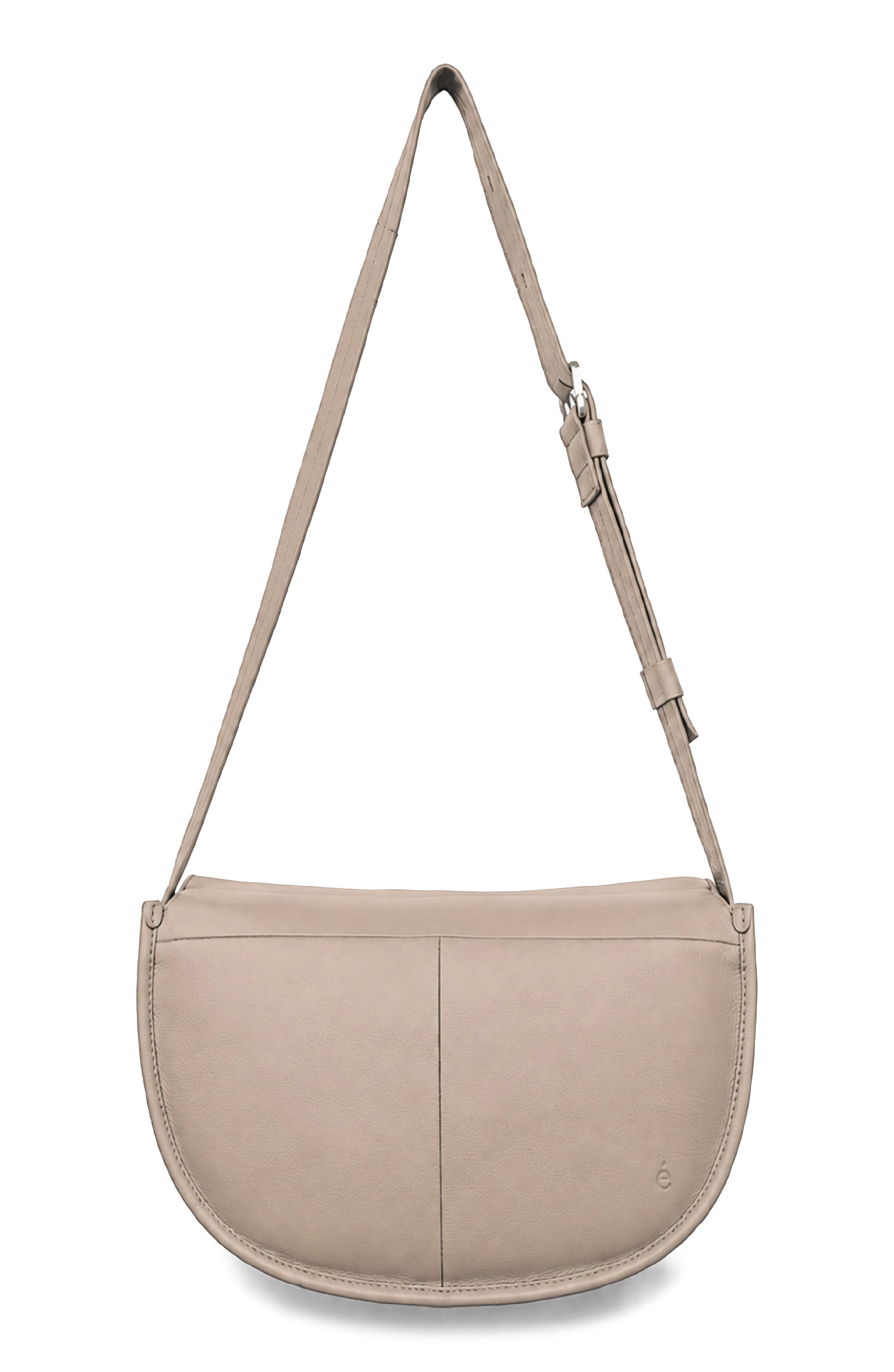 Dora Leather Crossbody Bag, Alternate, color, WARM WHITE