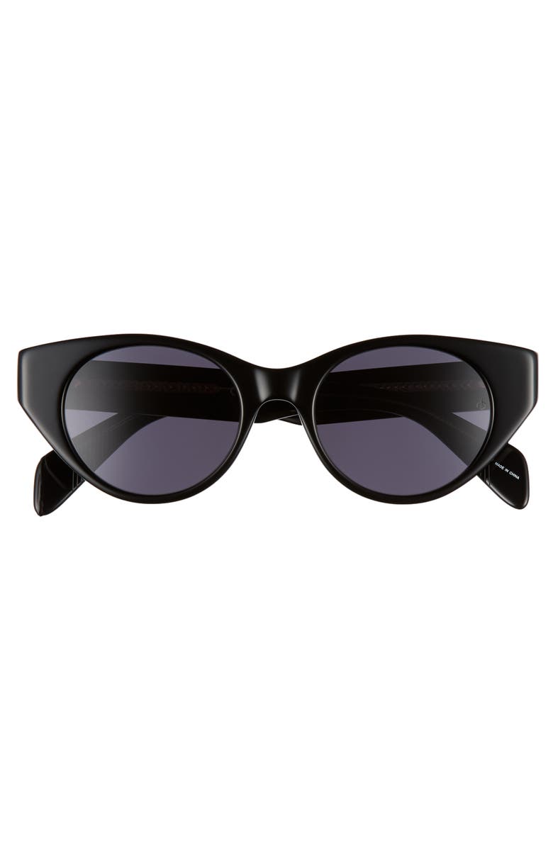 rag & bone 49mm Cat Eye Sunglasses, Alternate, color,
