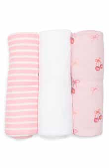 Toby 3-Pack Assorted Cherry Bow Blankets