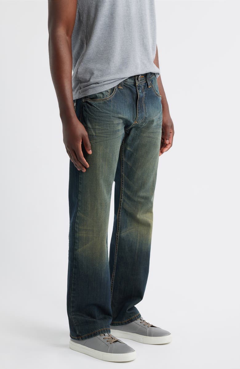 LEVEL 7 Relaxed Straight Leg Jeans, Alternate, color, Rustic