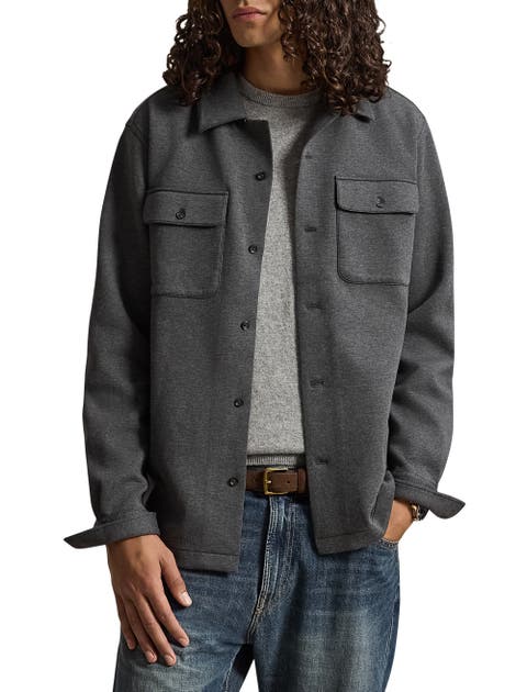 Big & Tall Double-Knit Teton Shacket