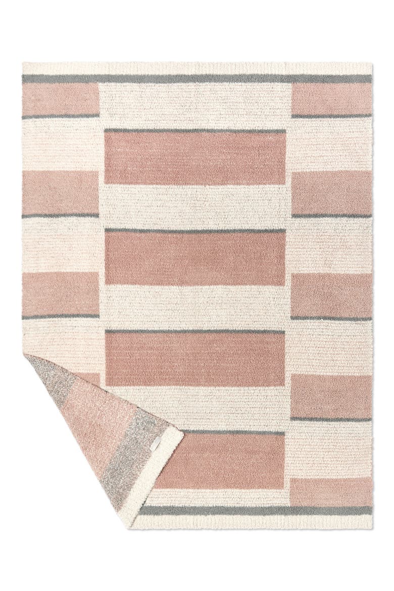 CozyChic© Playa Checkered Throw Blanket, Main, color, CREAM MULTI