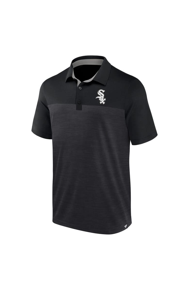 FANATICS Men's Fanatics Charcoal Chicago White Sox Base Thief Polo, Alternate, color, Charcoal