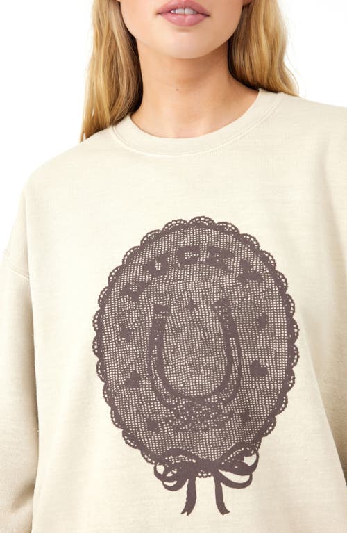 Bdg Urban Outfitters Lucky Graphic Sweatshirt In Gray