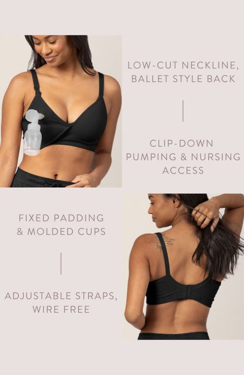 Kindred Bravely Signature Sublime Contour Maternity/nursing Bra In Black
