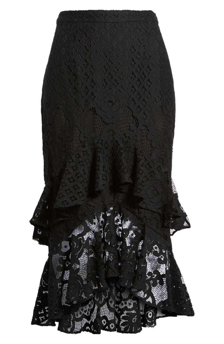 Chelsea28 Tiered Lace Midi Skirt, Alternate, color, 