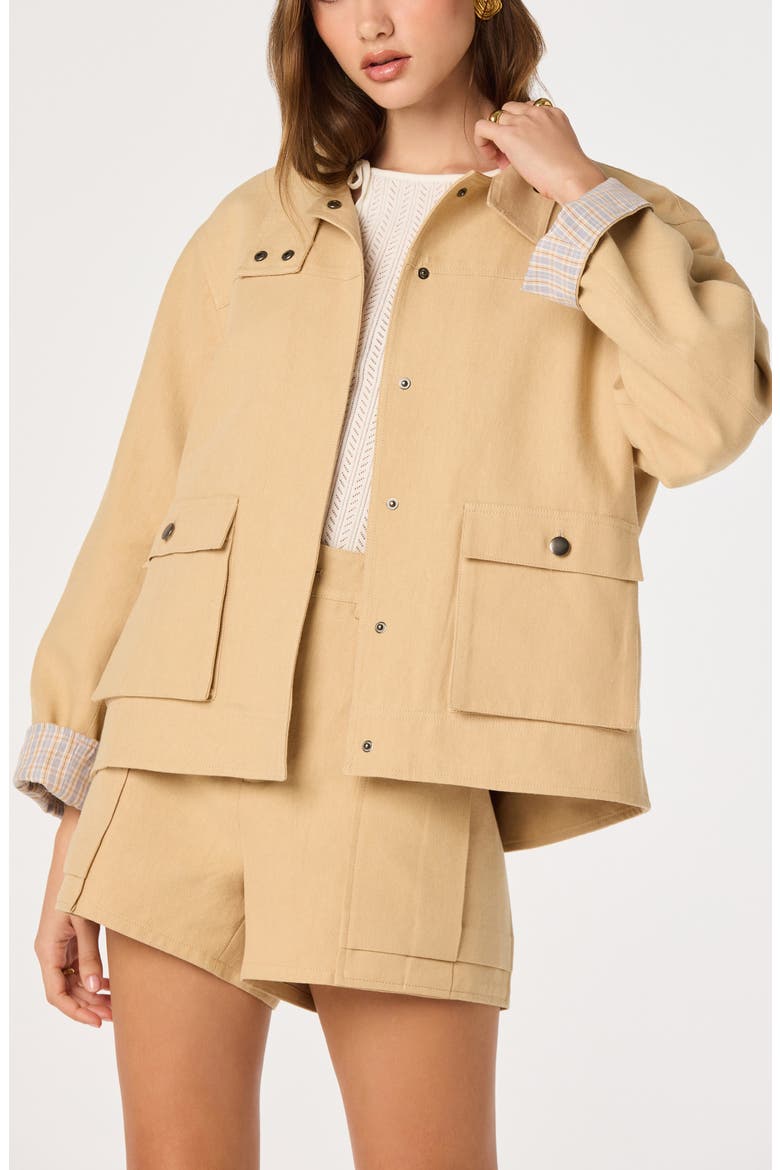 Beron Jacket, Alternate, color, TAN