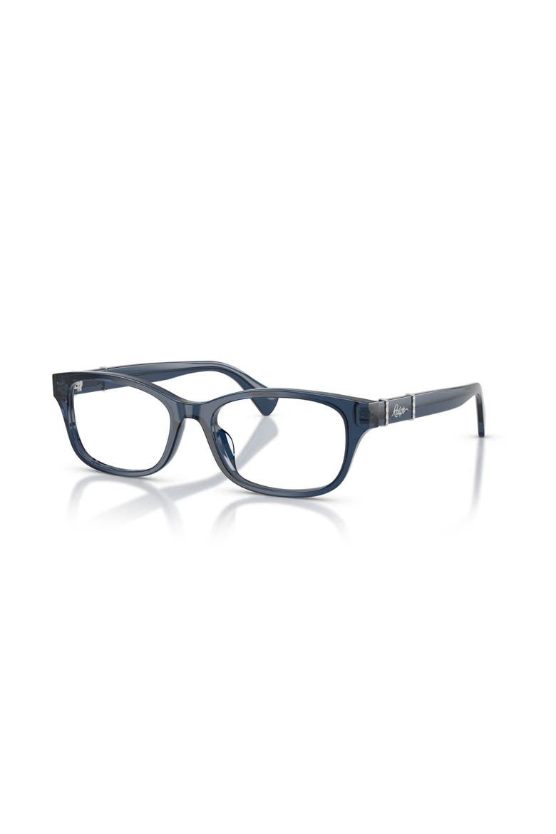 54mm Rectangle optical glasses, Main, color, Blue