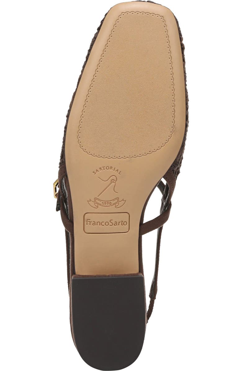 Franco Sarto Destin Slingback Flat, Alternate, color, Umber Brown