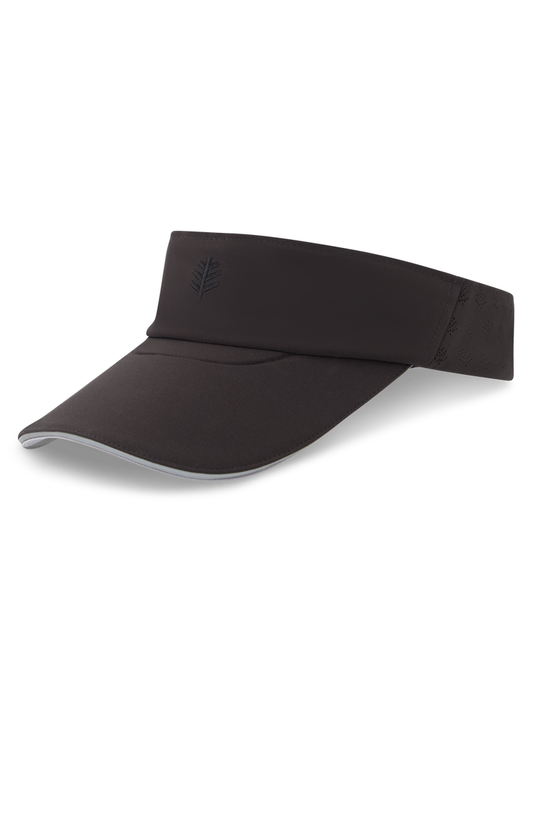 Coolibar Golf Visor - UPF 50+ Sun Protection - Ultimate, Alternate, color, Black