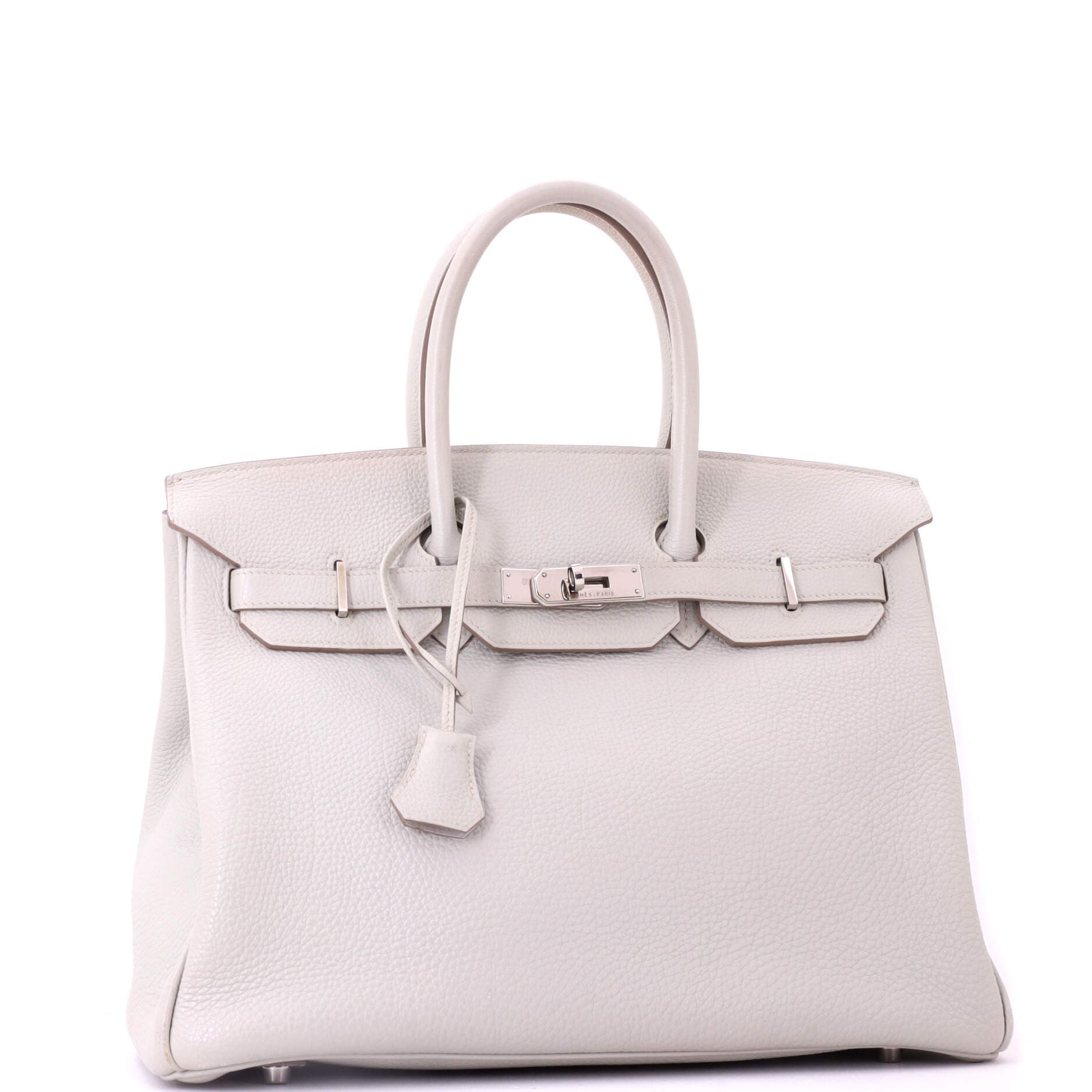 Pre-Owned Hermes Birkin Handbag Grey Togo with Palladium Hardware 35, Alternate, color, Gris Perle