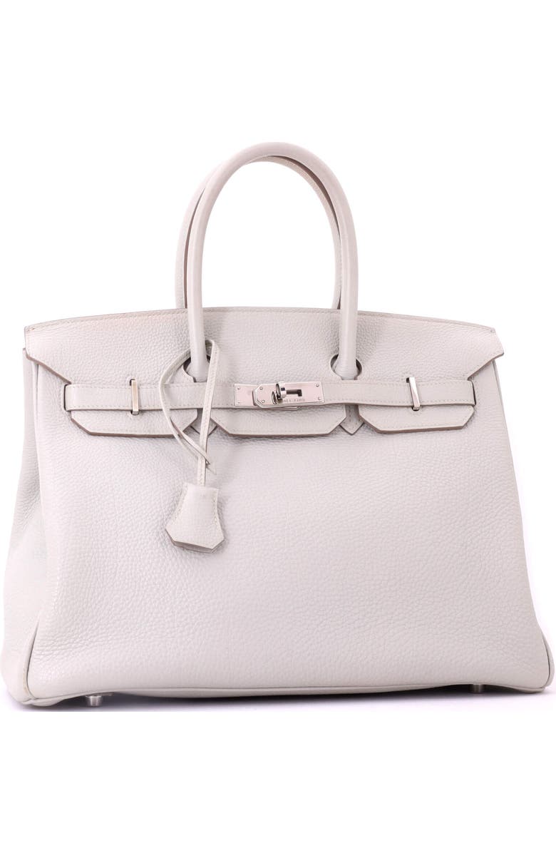 Pre-Owned Hermes Birkin Handbag Grey Togo with Palladium Hardware 35, Alternate, color, Gris Perle