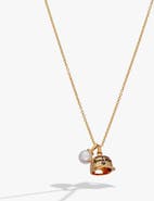 Alex and Ani 'Living That Sports Mom Life' Baseball Charm Necklace