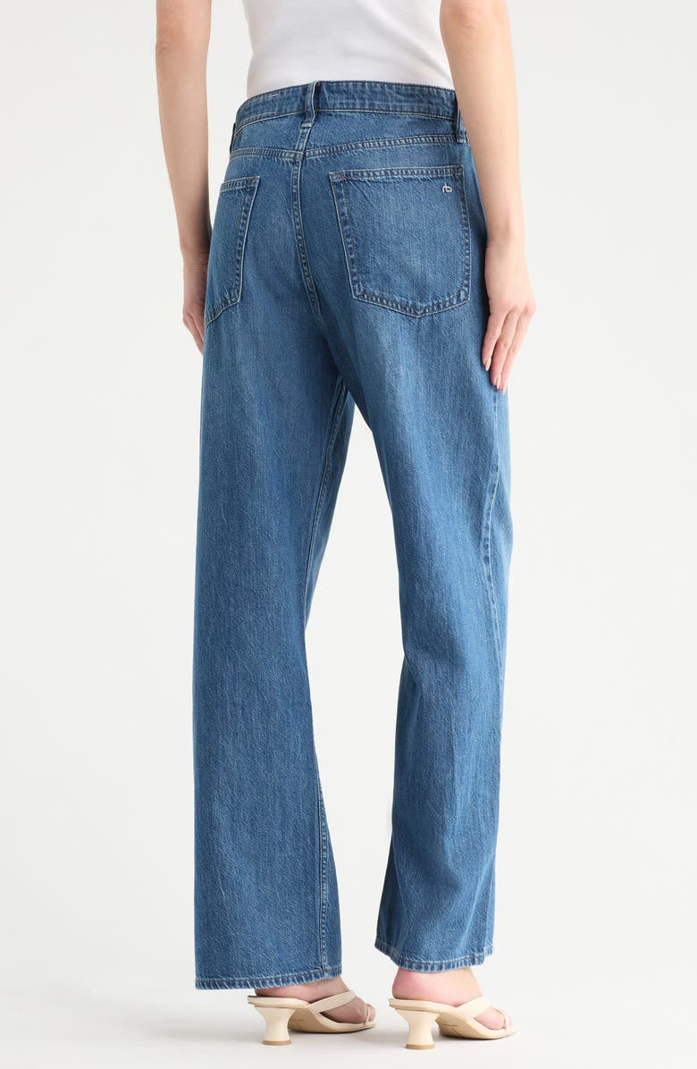 rag & bone Lori Wide Leg Jeans, Alternate, color, Audubon