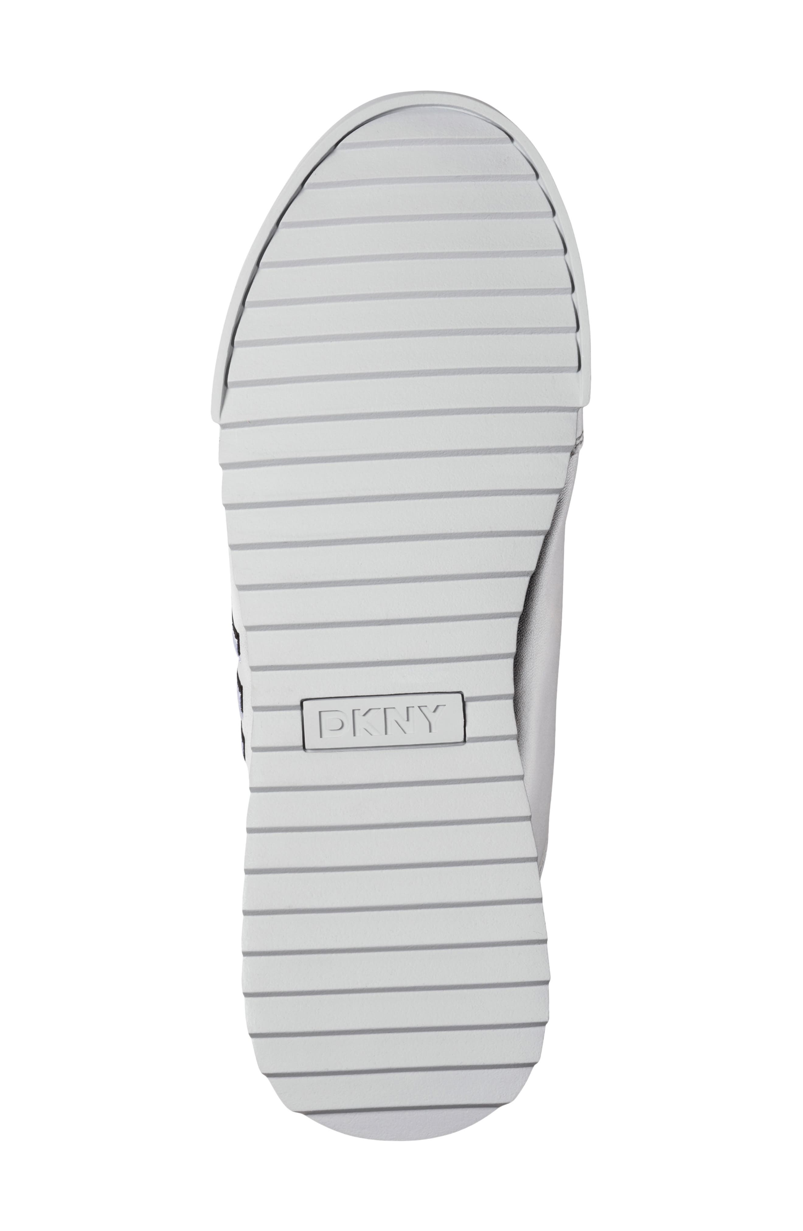 DKNY Eversley Sneaker, Alternate, color, Silver