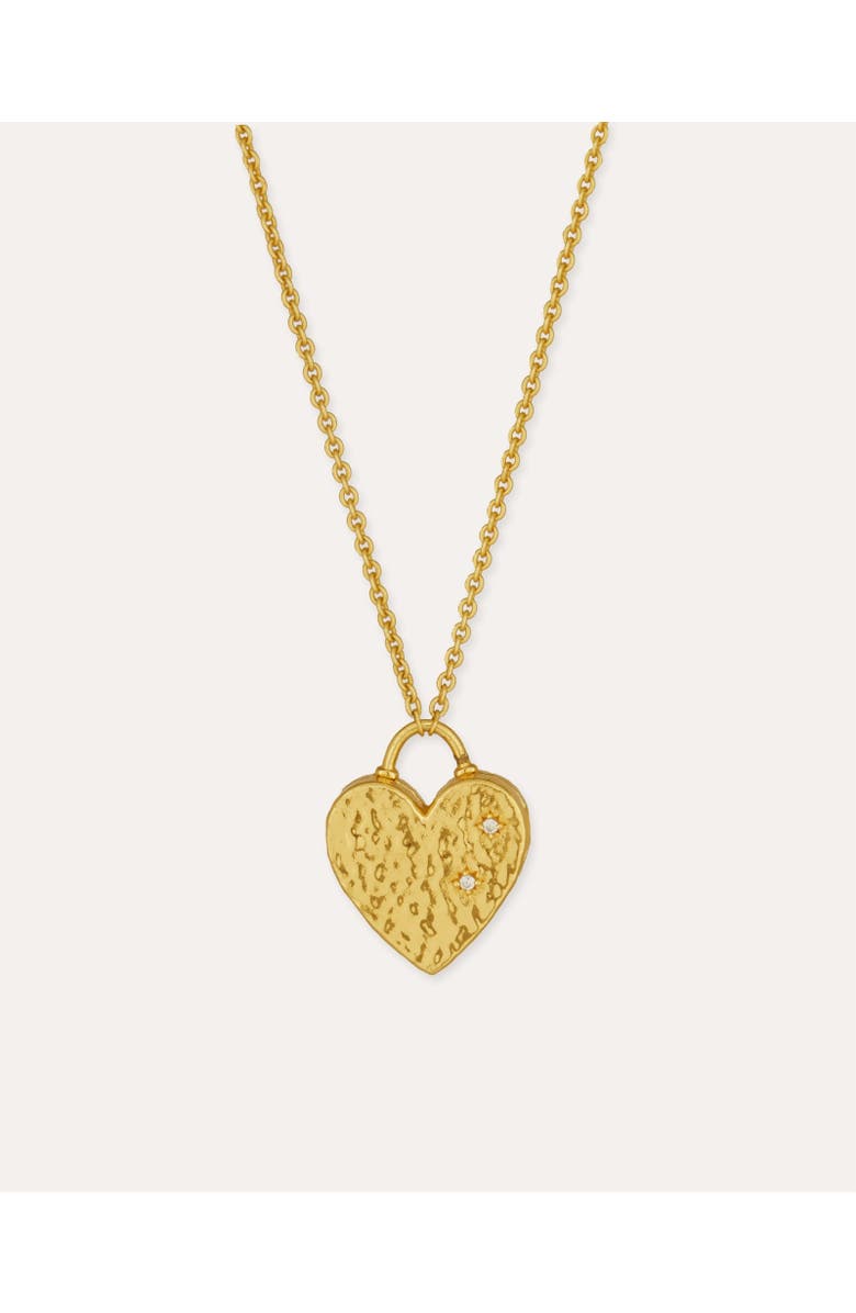 Ottoman Hands Locket Heart Necklace, Main, color, Gold