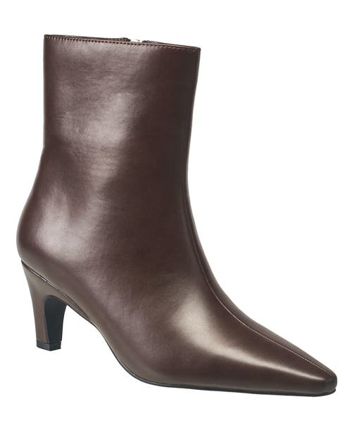 French Connection Women's Alex Kitten Heel Booties In Brown