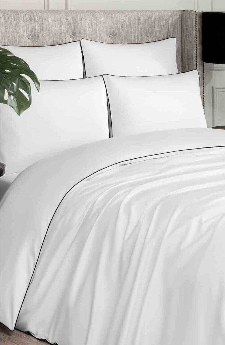 Togas Clarity Duvet Cover, Alternate, color, White