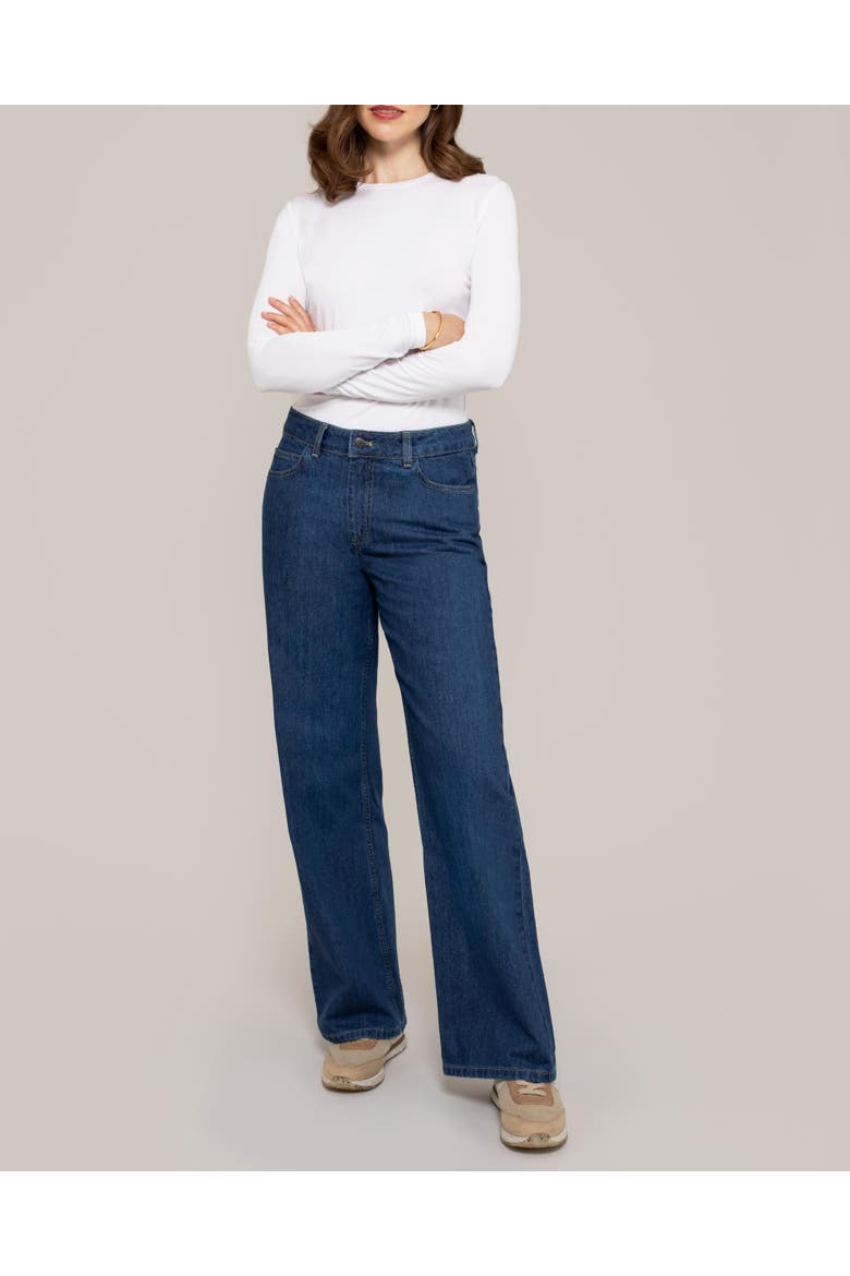 Wide Leg Jean, Alternate, color, INDIGO MID WASH