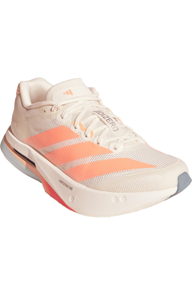 adidas Adizero Boston 13 Running Shoe, Main, color, Off White