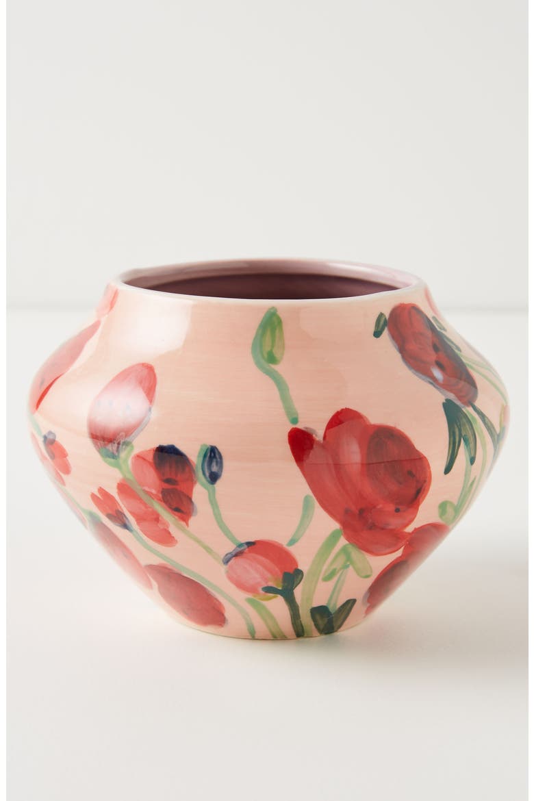 Small Lizzie Vase, Main, color, PINK