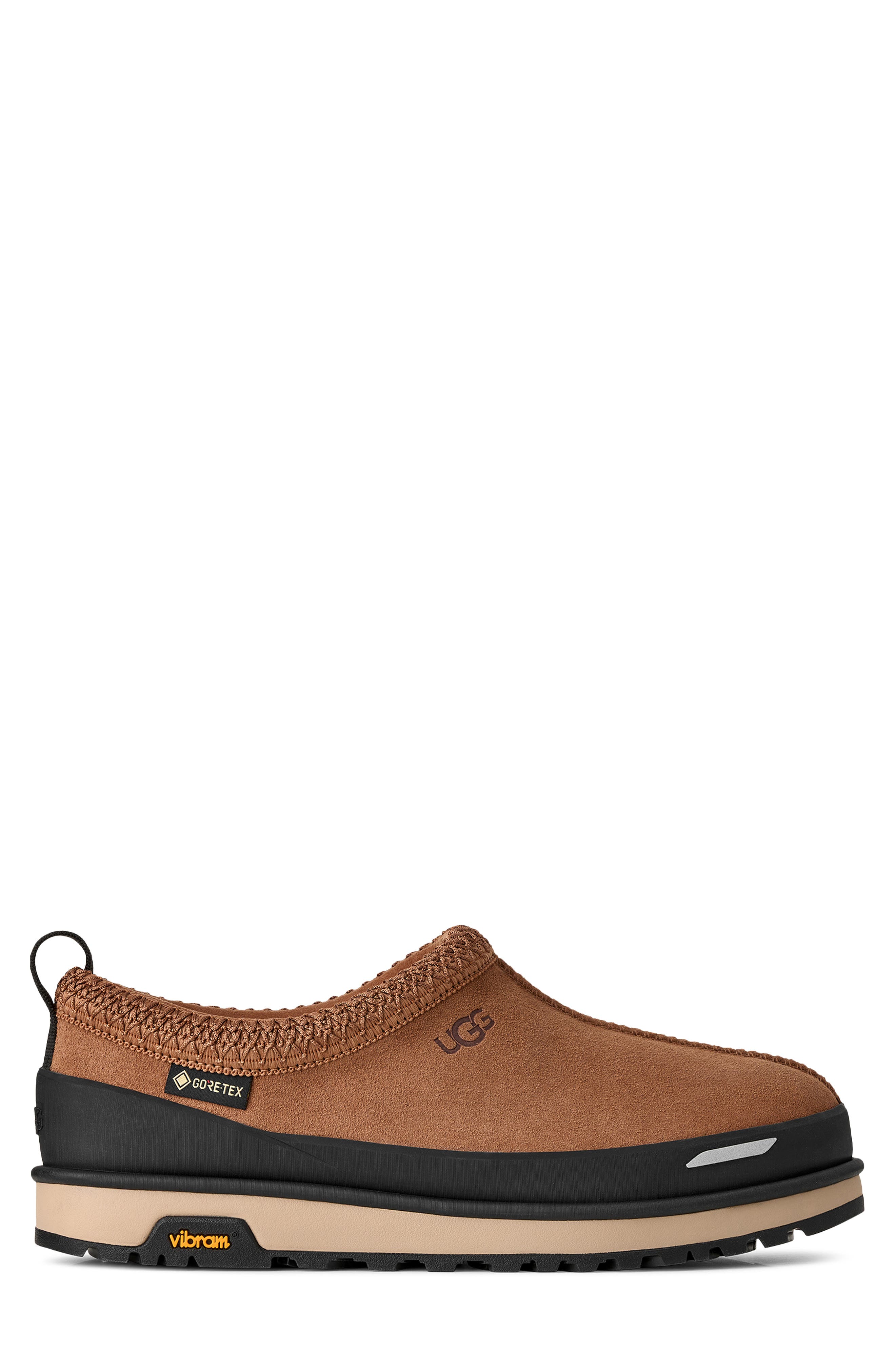 Tasman Guard Gore-Tex Waterproof Leather Slipper, Alternate, color, CHESTNUT