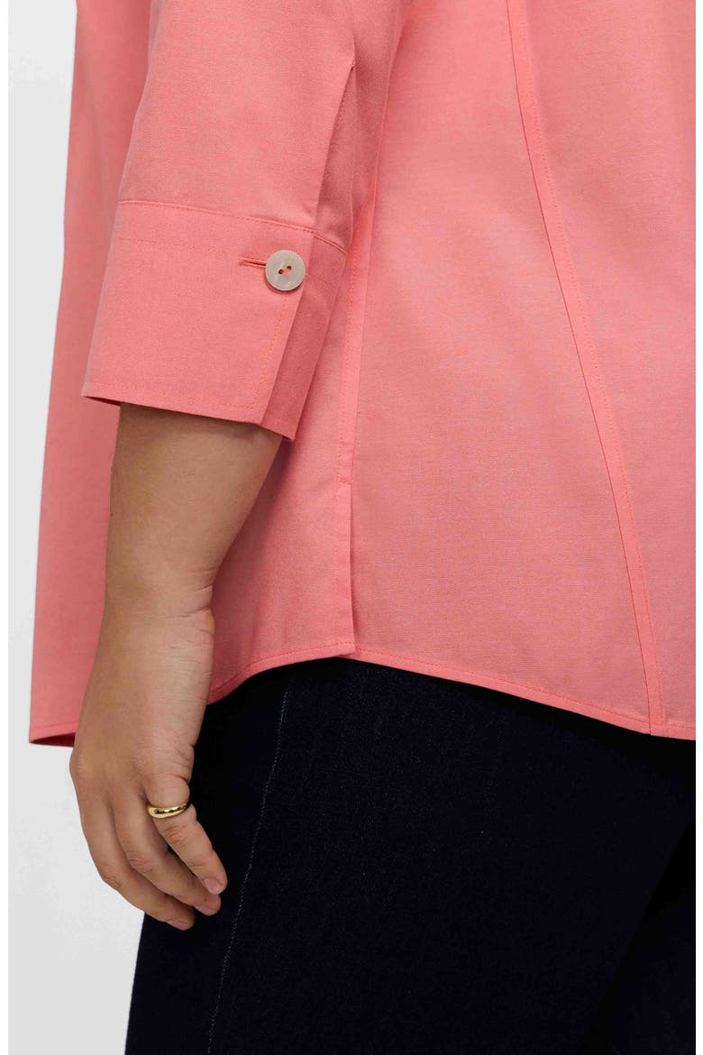 Paityn Non-Iron Button-Up Shirt, Alternate, color, CORAL REEF