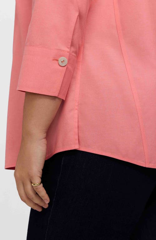 Foxcroft Paityn Non-iron Button-up Shirt In Pink