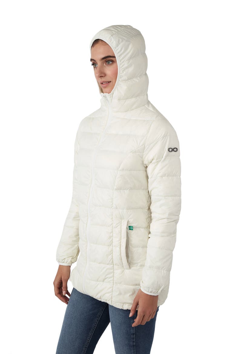 Ashley 3-in-1 Down Lightweight Maternity Jacket, Alternate, color, EGG SHELL