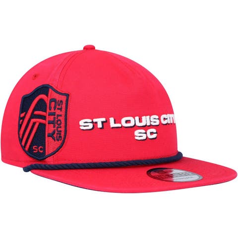 Men's New Era  Red St. Louis City SC Heritage The Golfer Snapback Hat