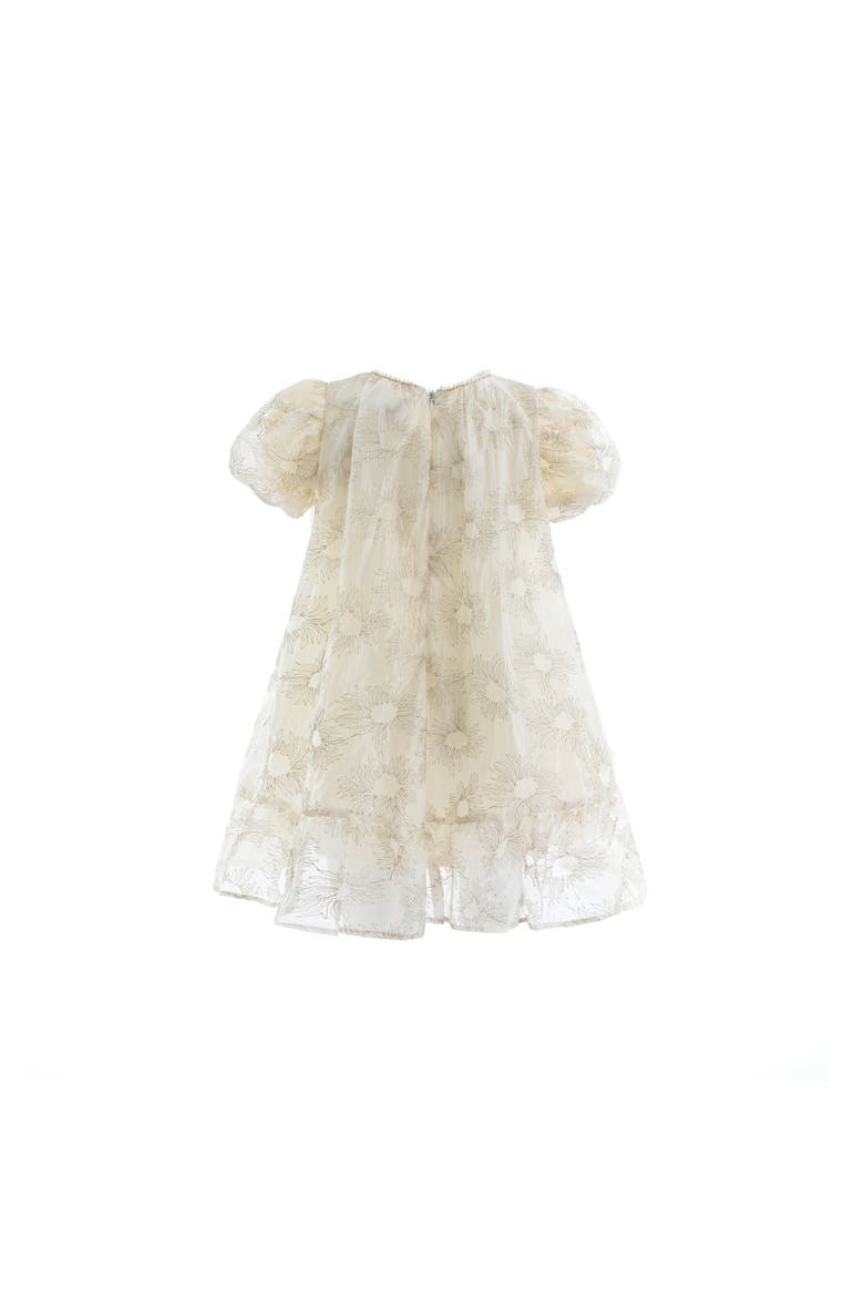 Laced Soleil Dress, Alternate, color, Cream
