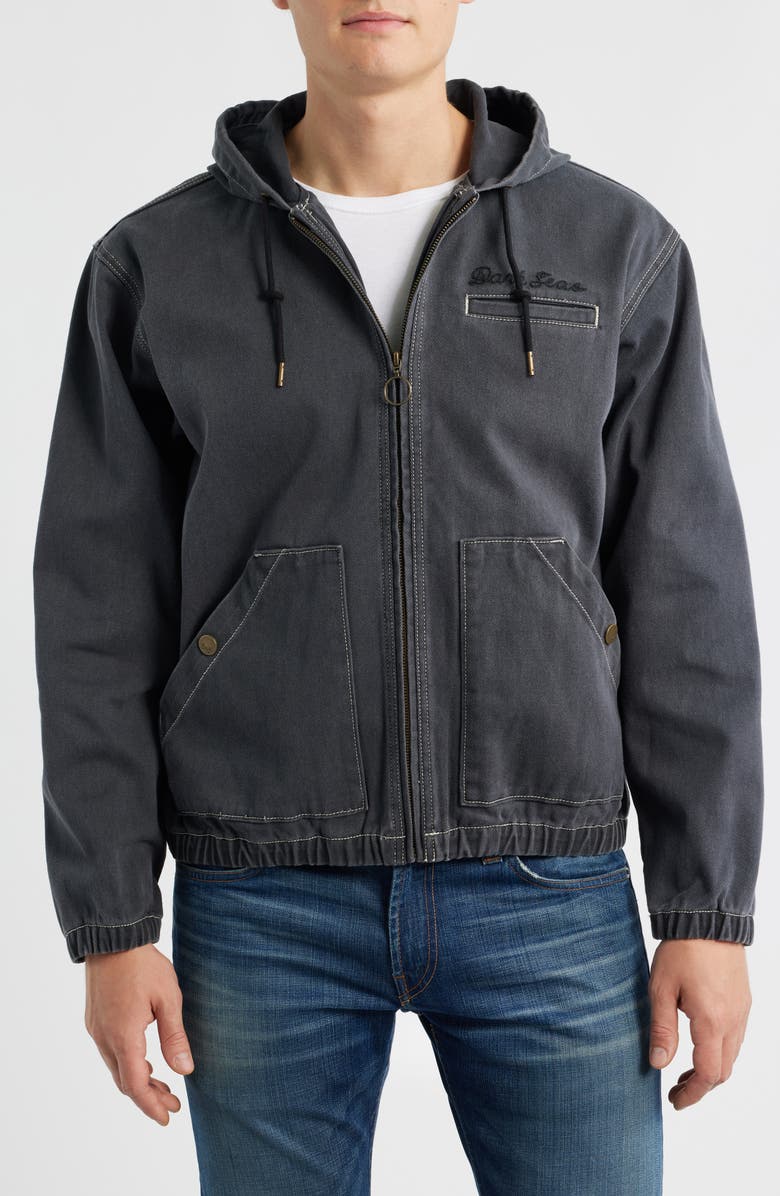 DARK SEAS Broken Dreams Cotton Jacket, Alternate, color, Black