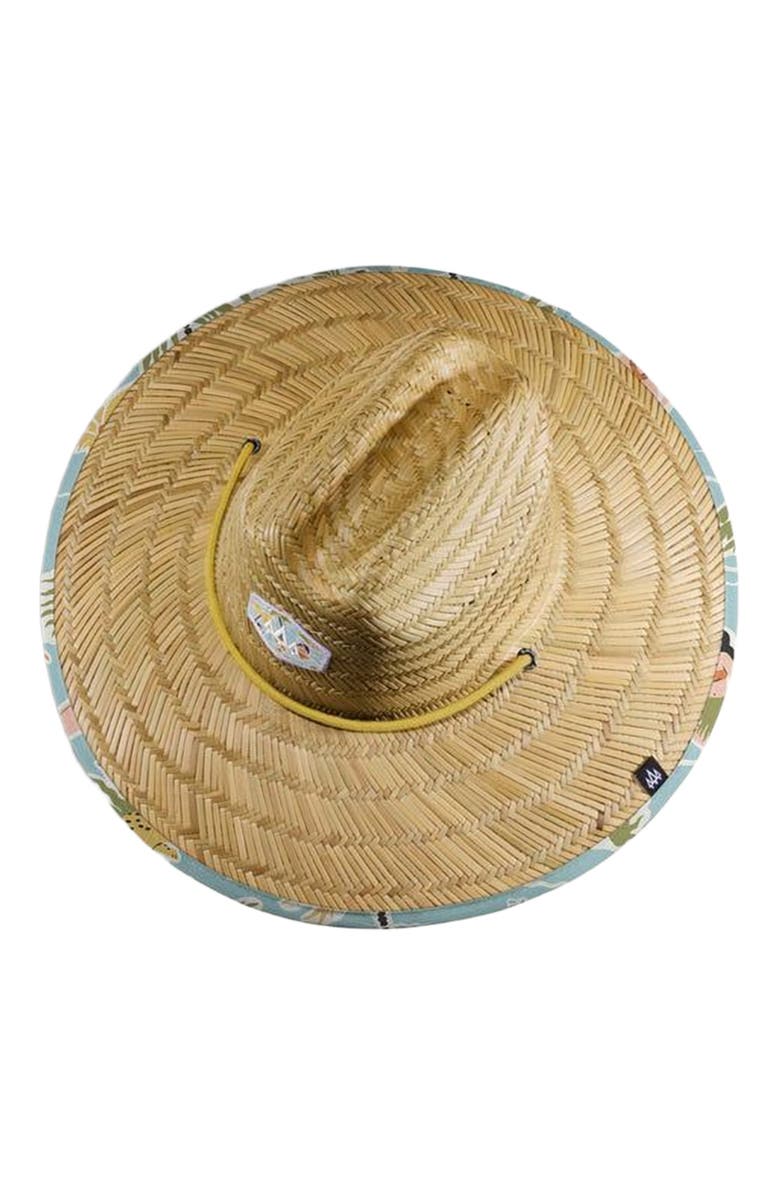 Hemlock Islander Straw Lifeguard Hat, Alternate, color, Hula Dolphin