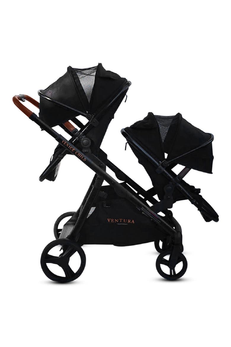 Ventura Stroller & Second Stroller Seat, Main, color, MIDNIGHT BLACK