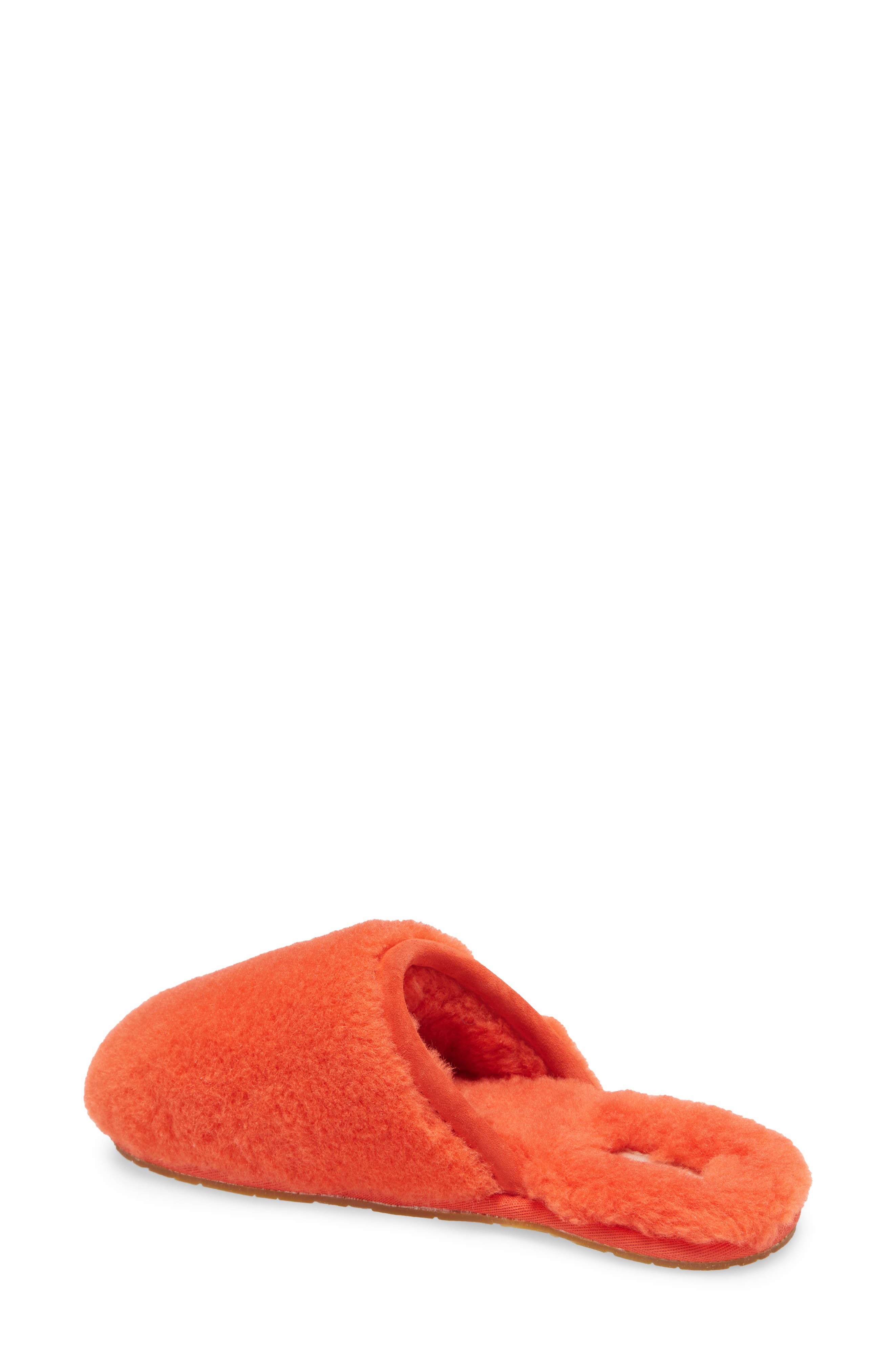 Fluffette Slipper, Alternate, color, LAVA FLOW
