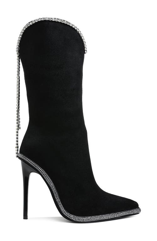 London Rag Ashipa Western Boot In Black